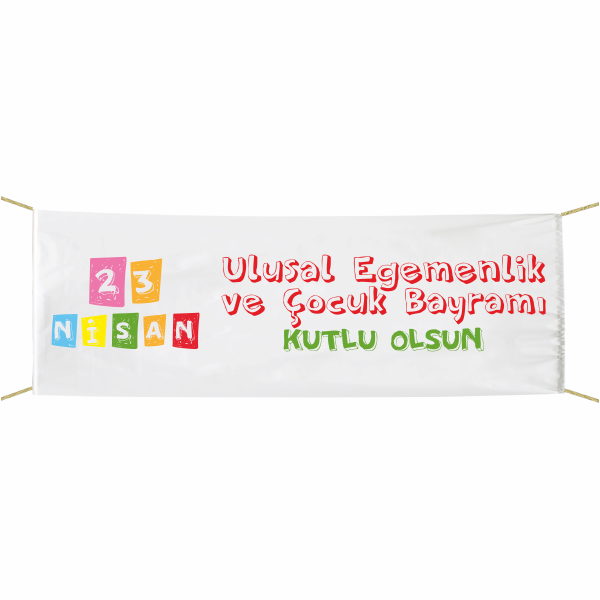 23 Nisan Bayramı Afiş- Pankart 75x300 cm